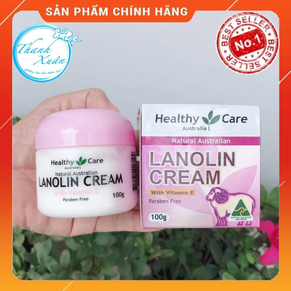 [FREESHIP] KEM NHAU THAI CỪU ÚC (HEALTHY CARE LANOLIN CREAM)