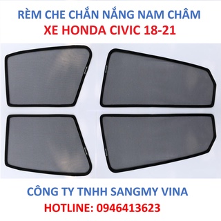 RÈM CHE CHẮN NẮNG NAM CHÂM XE HONDA CIVIC 18-21