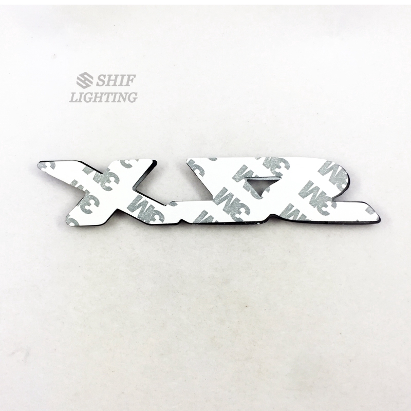 Miếng dán logo SLX mạ chrome dùng trang trí xe độc đáo