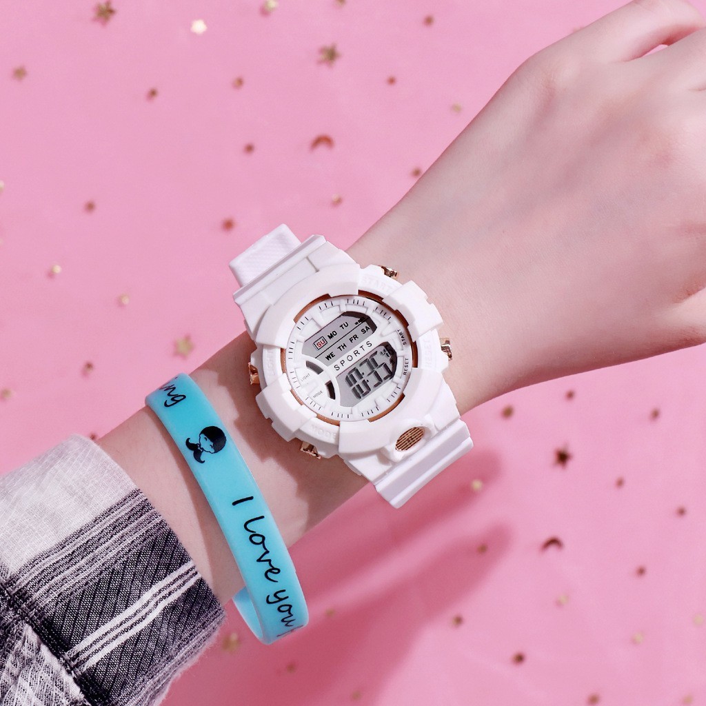 Đồng hồ điện tử nam nữ - Đồng hồ đeo tay thời trang dáng thể thao SPORT mẫu mới nhất có bảo hàng DH01