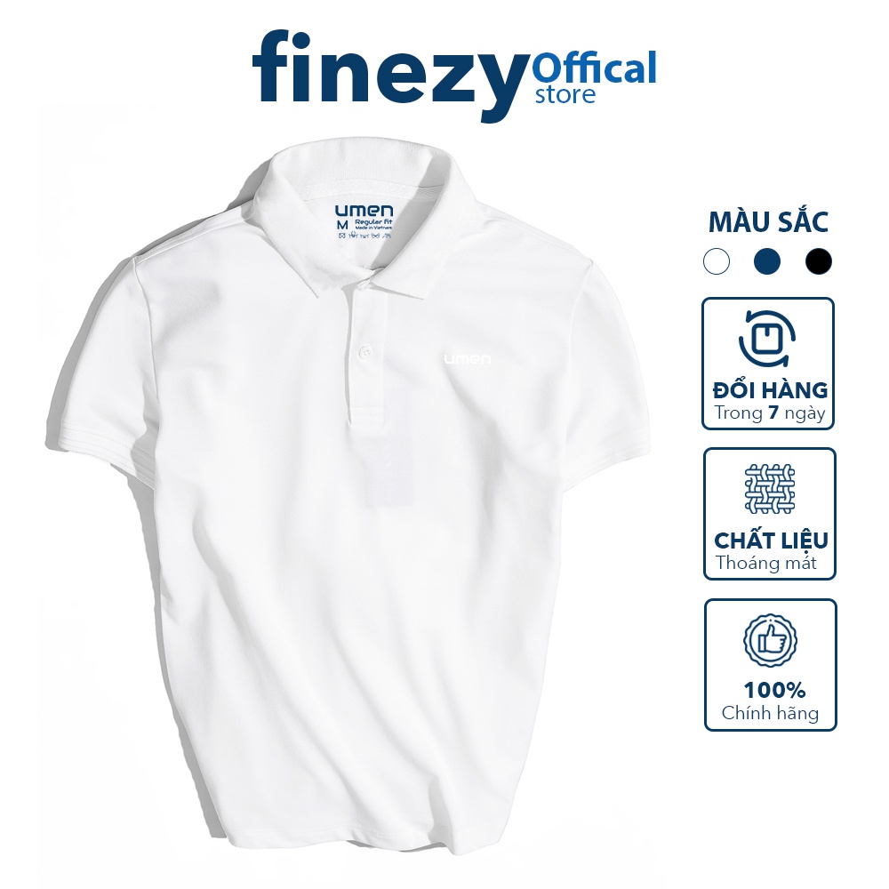 Áo Polo nam Finezy vải cá sấu co giãn 4 chiều, xuất xịn chuẩn size