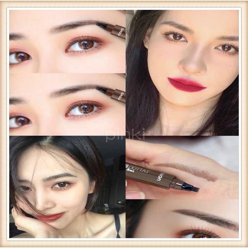 (Hàng Mới Về) Bút Chì Kẻ Lông Mày 1 Màu Lâu Trôi