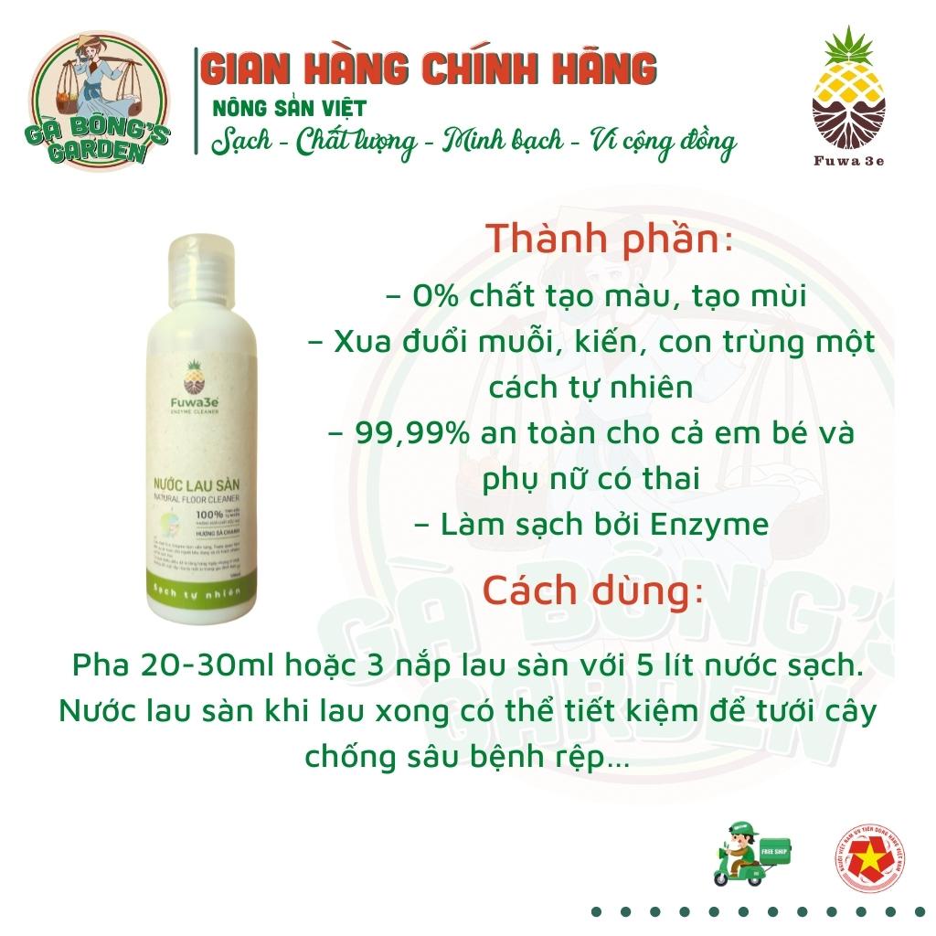 Nước Lau Sàn Hữu Cơ Enzyme Sinh Học Diệt Muỗi Cho Da Nhạy Cảm Thơm Mát Tự Nhiên Chai 100ml