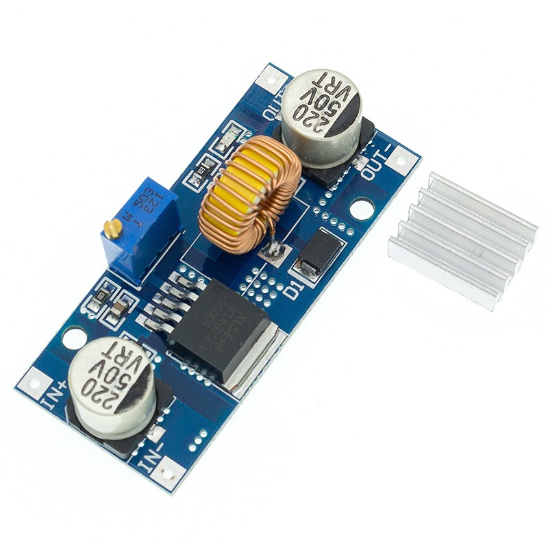 Mô Đun Hạ Áp 5A DC-DC XL4015 4~38V 96% 5A DC-DC Chuyên Dụng