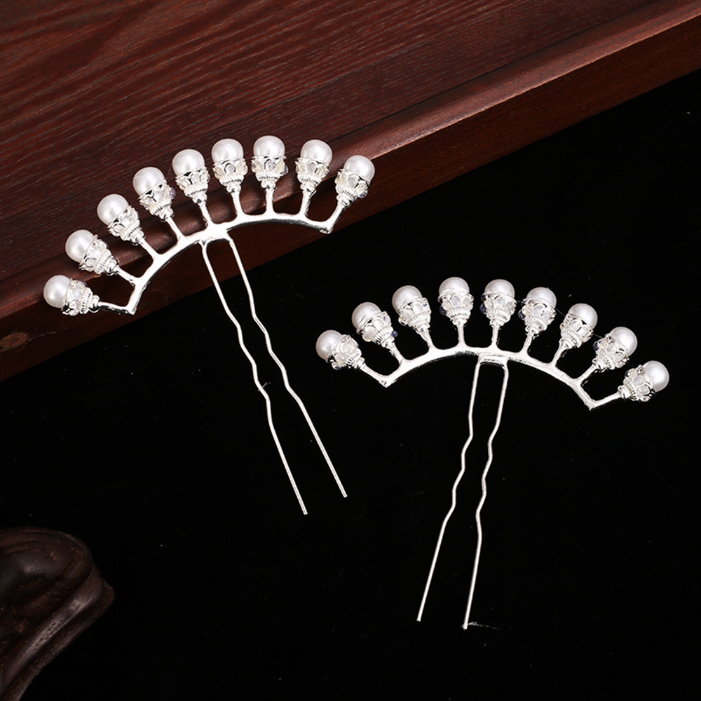 Trâm Cài Tóc Hình Hoa Đính Ngọc Trai Thời Trang