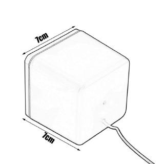 Loa máy tính mini hình vuông có dây USB