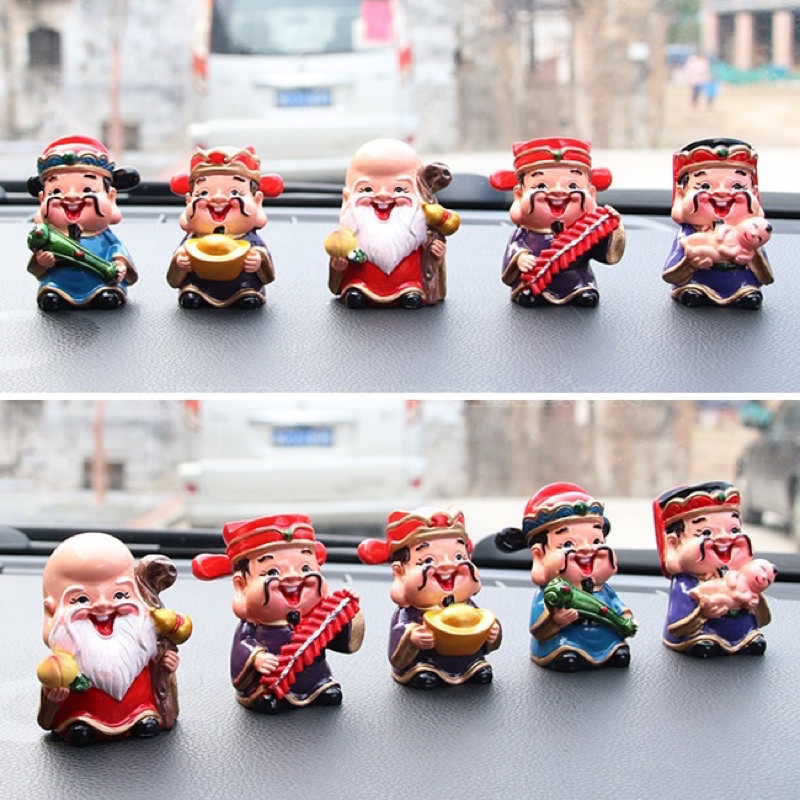 Tượng Ngũ Vị Thần Tài & Chú Tiểu 4 Không