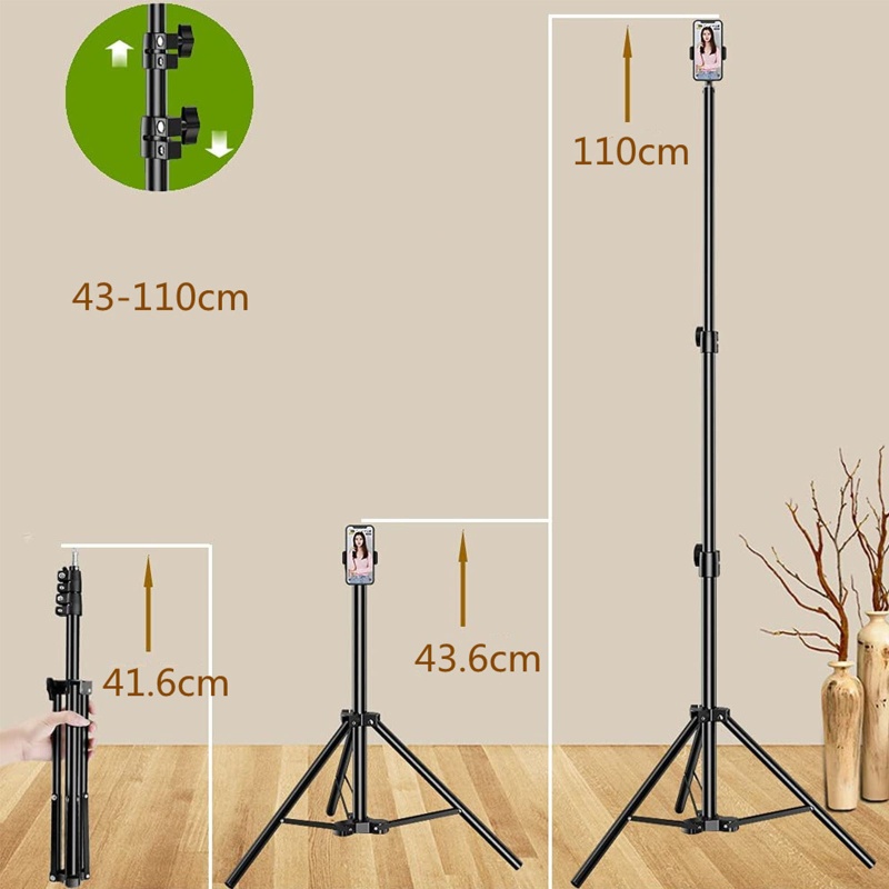 Giá Đỡ Ba Chân 1 3 1 6m 1 4 Giao Diện Đa Năng Có Thể Điều Chỉnh Chiều Cao Cho Camera / Điện