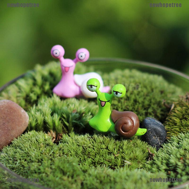 Trang trí hình ốc sen vui nhộn cho vườn và nhà cổ tích búp bê