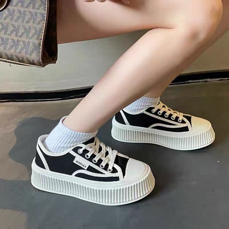 Giày thể thao đế bánh mì fashion cực êm, Giày thể thao nữ đẹp 2022 - PinkOri