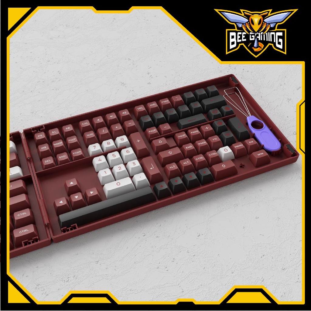 Bộ keycap AKKO Chicago - Chất liệu PBT Double Shot - 158 nút