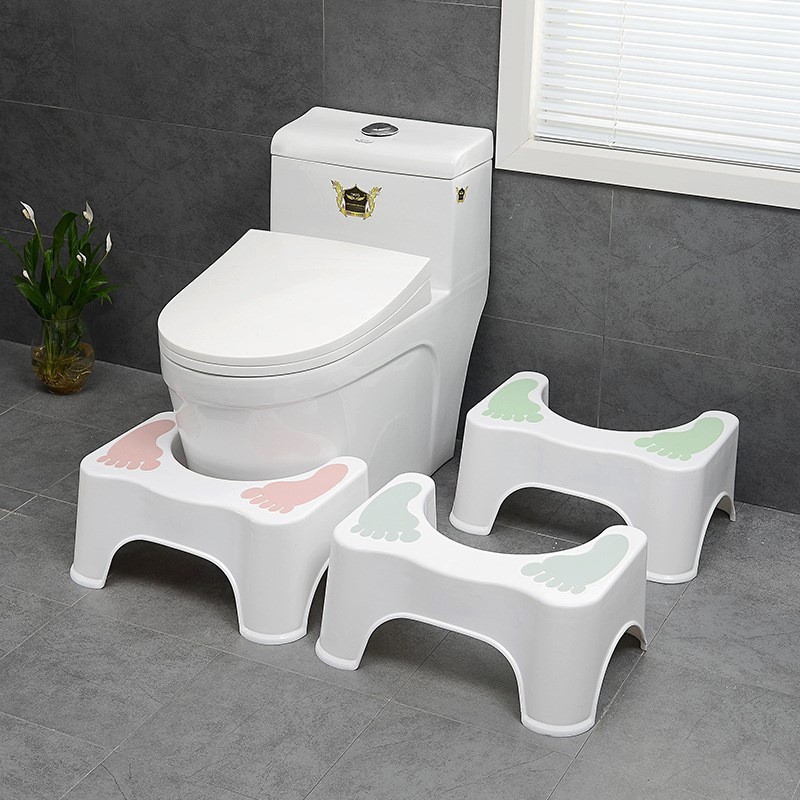 Ghế kê chân toilet Việt - Nhật giúp đi vệ sinh đúng cách, tốt cho sức khỏe, giảm táo bón