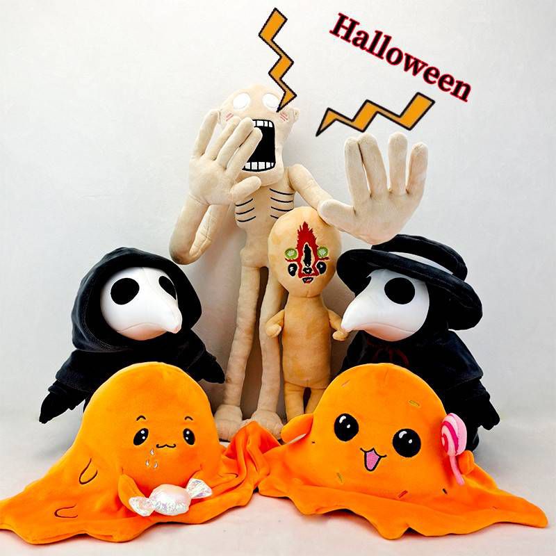 Kids Halloween Plague Doctor Series Scp Foundation Plush Doll Scp-999 Scp-049 Scp-131