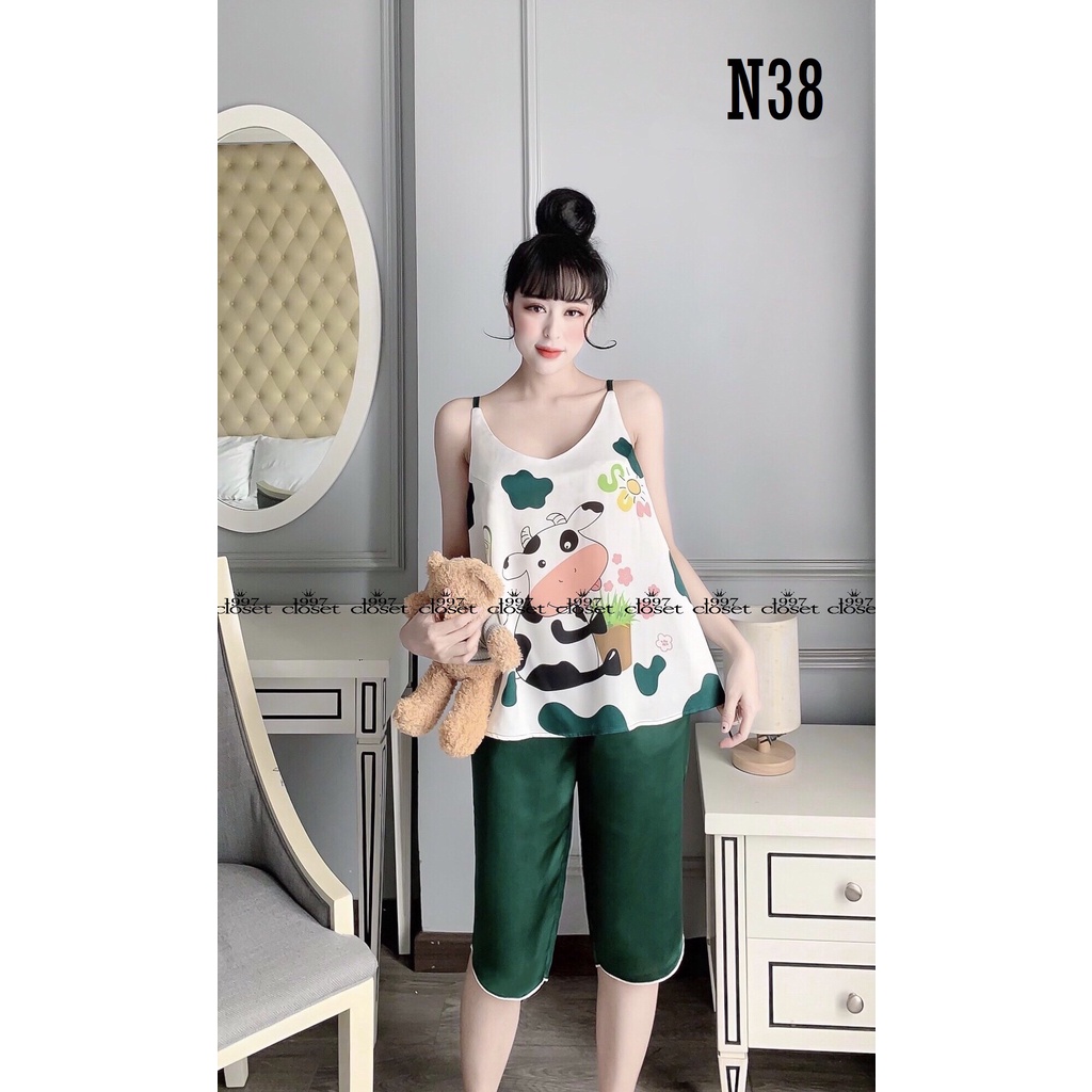 Set Bộ 2 Dây Bò Sữa Quần Lửng N38 - 1997Closet | BigBuy360 - bigbuy360.vn