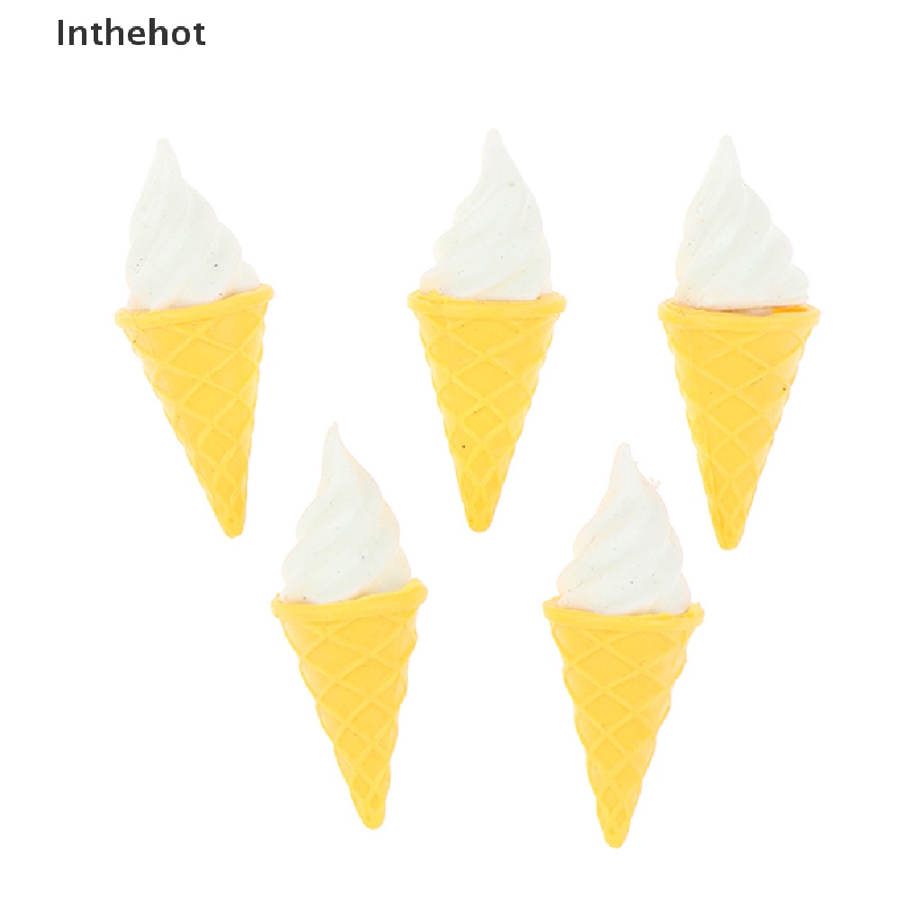 Bộ 5 Cây Kem mini Tỉ Lệ 1: 12 Dành Cho Búp Bê