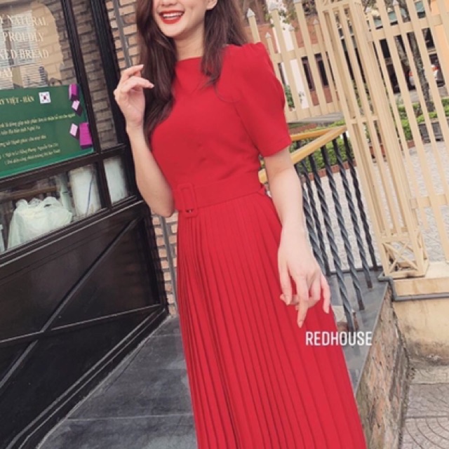 Đầm xoè tay con Tùng dập ly