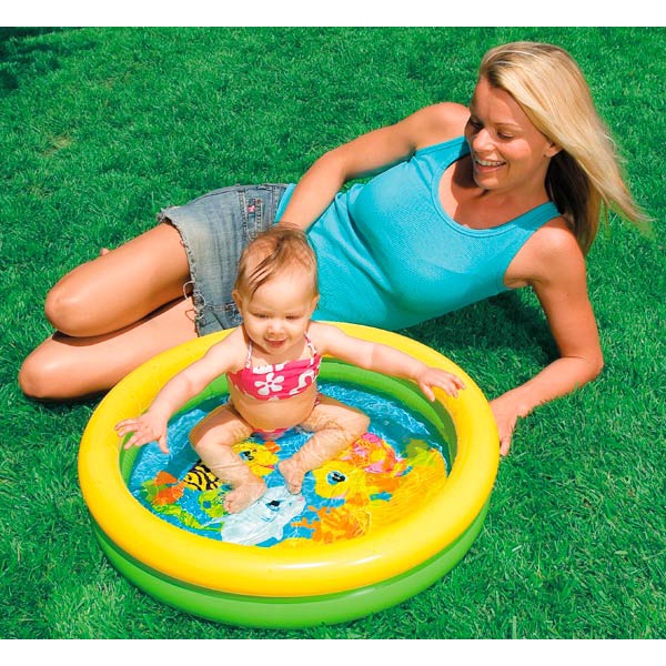 Hồ bơi phao mini đường kính 61cm cao 15cm cho bé.