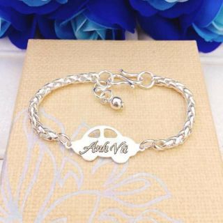 Lắc bạc khắc chữ theo yêu cầu