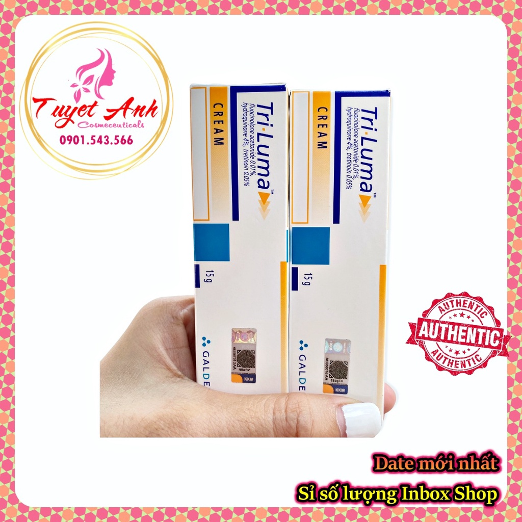 Trìlụma kem dưỡng da, hỗ trợ giúp mờ thâm, sáng da tuýp 15g của Mỹ
