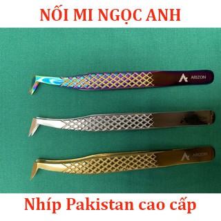 Nhíp volume vàng pakistan mũi nhám bao test 8-15d