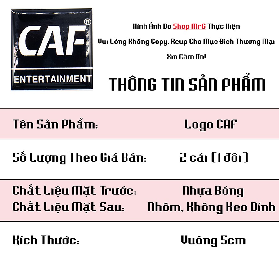 Tem Loa CAF - MrG