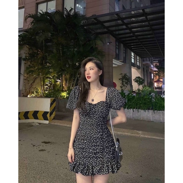Đầm hoa nhún chỉ lai bèo