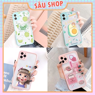 Ốp Lưng Iphone Basic Camera In Hình Siêu Cute Lưng Nhám -Sâu Shop