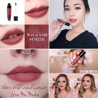 Son Kem Lì Wet n Wild MegaLast Liquid Catsuit Matte Lipstick GIVE ME MOCHA