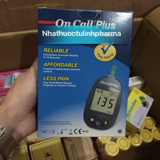 Máy đo đường huyết Acon On call Plus + Tặng ngay hộp que thử 25 test