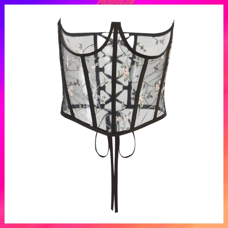 Thắt lưng corset ren có độ co giãn gợi cảm cho nữ