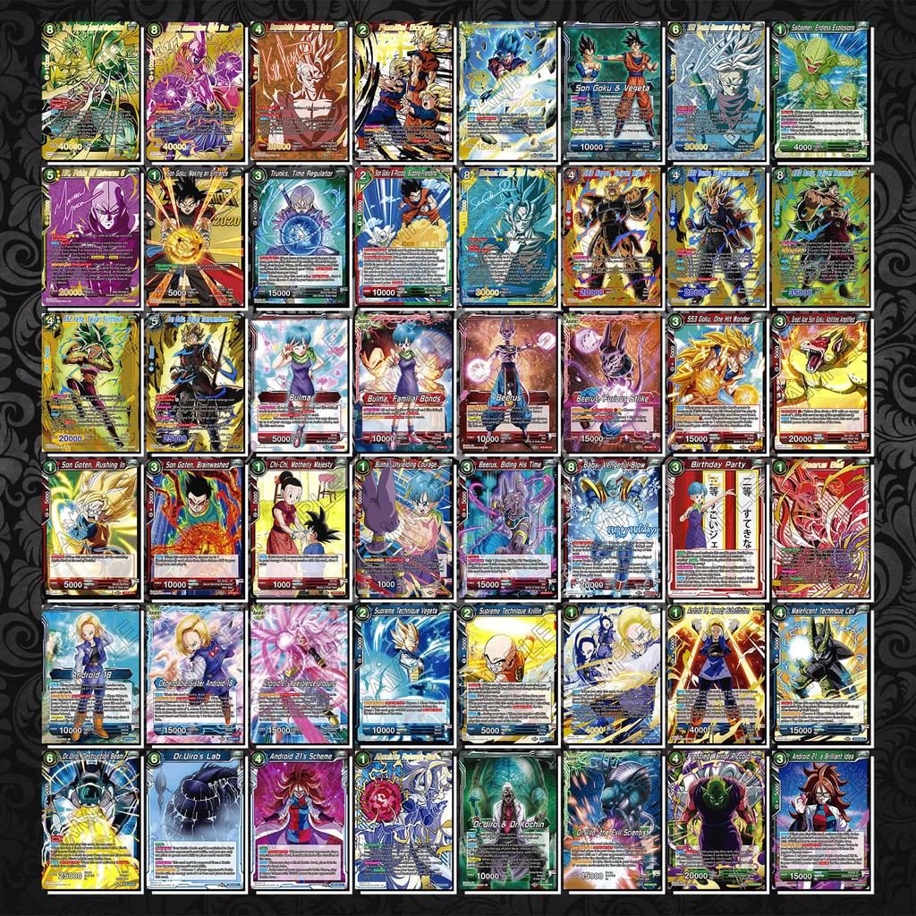 [Độc Quyền Phản Quang 7 Màu] Thẻ bài Dragon Ball Super Card Game - 7 Viên Ngọc Rồng - Phần 1 - Khổ 6.3 x 9 cm