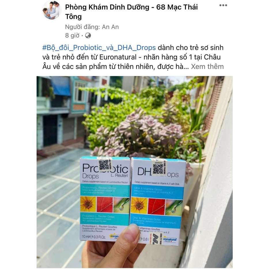 DHA cho bé cho trẻ sơ sinh DHA Drop dạng giọt sản phẩm tin dùng tại Bệnh Viện Vinmec