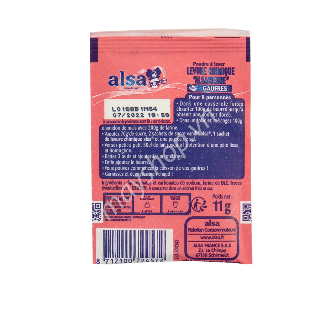 Bột nổi Alsa (11g)