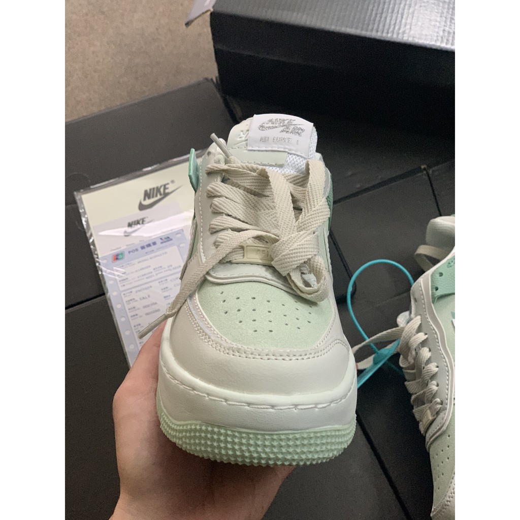 [Mã FAGREEN245 giảm tới 30K đơn 99K] (Ảnh thật + fullbox) Giày AF1 shadow xanh cốm | BigBuy360 - bigbuy360.vn