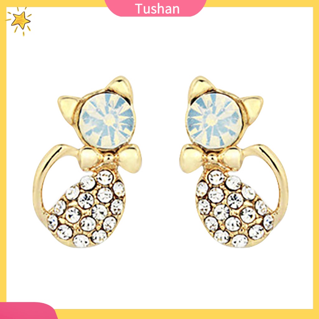 Khuyên tai nữ hình chú mèo đáng yêu