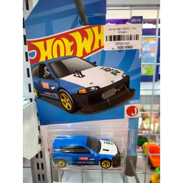 Xe mô hình Hotwheels Honda civic custom