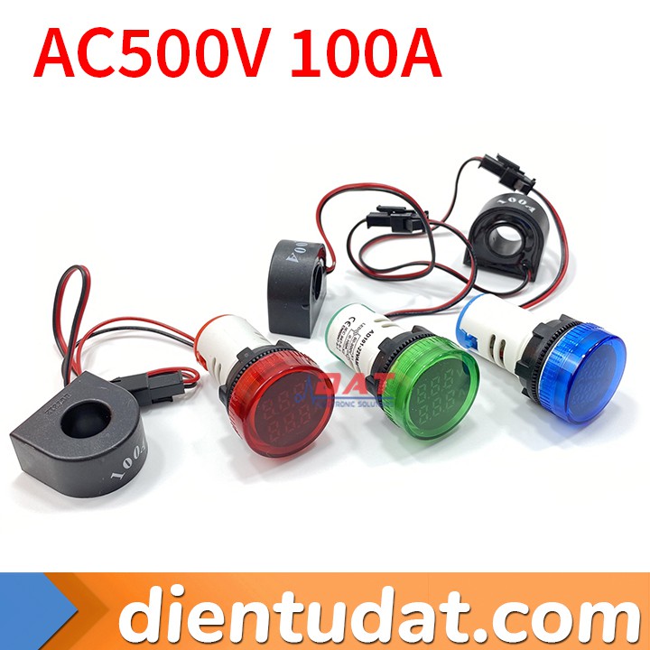 Đồng Hồ Đo Dòng Áp AC 100A AD101-22VAM