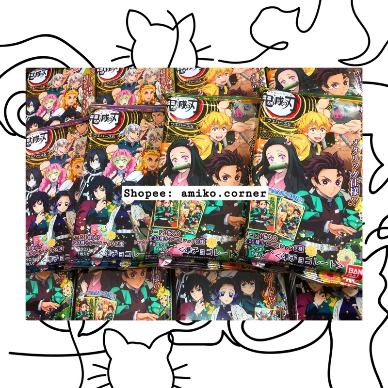 [Hàng có sẵn] Pack card Kimetsu random hàng chính hãng