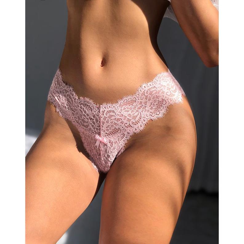 Quần lót ren lọt khe chữ Y gợi cảm bảng màu pastel - QL064 -