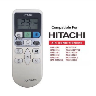 Máy điều hòa không khí hitachi
điều khiển từ xa rar-3na