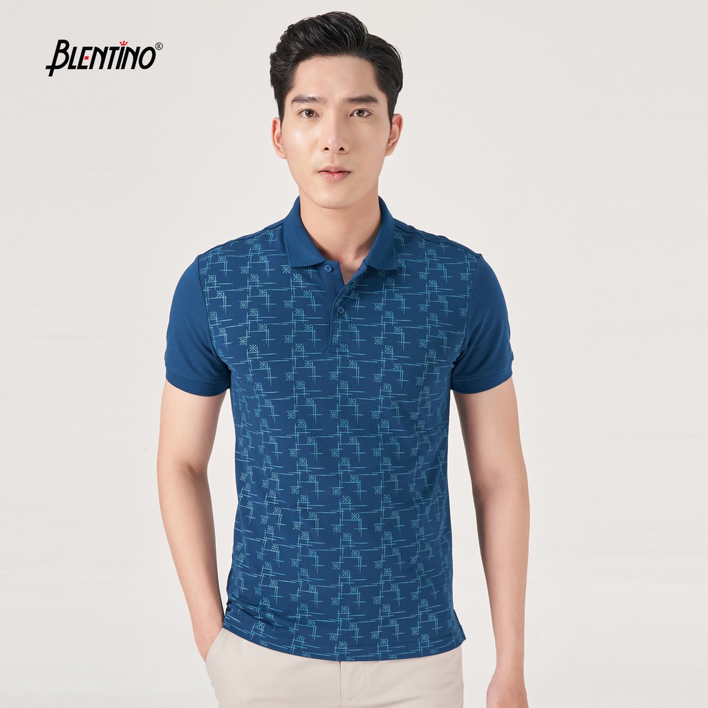 Áo polo nam cao cấp cổ bẻ họa tiết PL1021 kiểu dáng Basic chất cotton thoáng mát