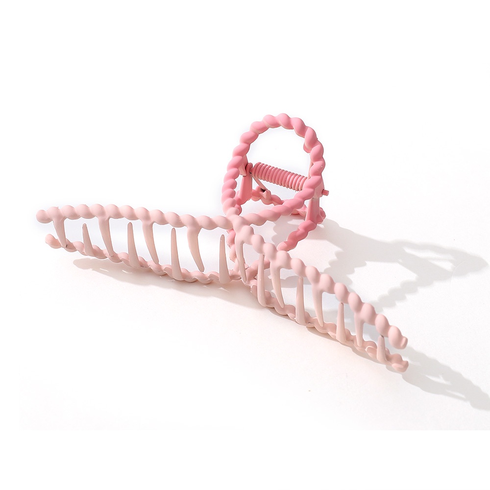 Kẹp Tóc Hình Hoa Tulip Màu Hồng Gradient Bằng Kim Loại Thời Trang Cho Nữ