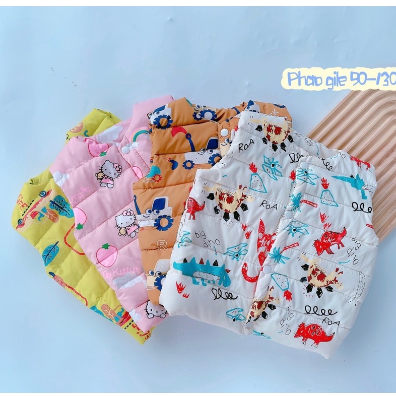 Áo phao gile siêu nhẹ cho bé 6-16kg