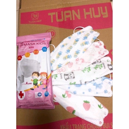KHẨU TRANG KF94 BÉ TUẤN HUY BỊCH 10 CÁI CÔNG NGHỆ HÀN QUỐC