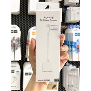 Cáp Chuyển Đổi 2 Trong 1 Vừa Sạc Vừa Cắm Tai Nghe Chuyển 2 Cổng Lightning Cho iPhone BH 30 Ngày