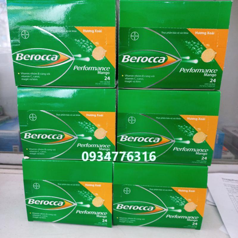 VIÊN SỦI BEROCCA tuýp  10 viên.hộp 24 viên