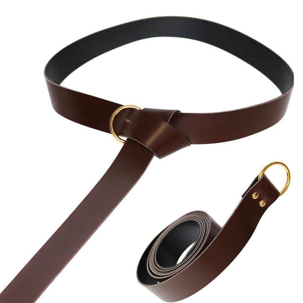 Thắt Lưng Da Khóa Tròn Thời Trang Unisex