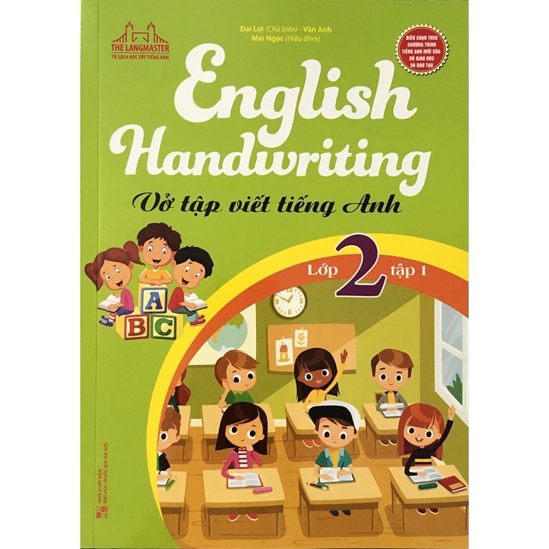 Sách - English Handwriting - Vở Tập Viết Tiếng Anh Lớp 2 Tập 1