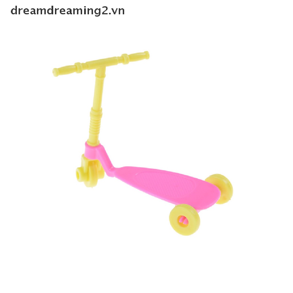 Mô hình xe tay ga mini ngộ nghĩnh thích hợp cho búp bê Barbie 2.1