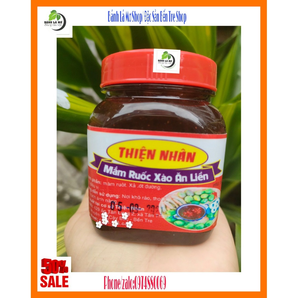 HỦ 200GR MẮM RUỐC THIỆN NHÂN LOẠI NGON - BÁNH LÁ MƠ SHOP